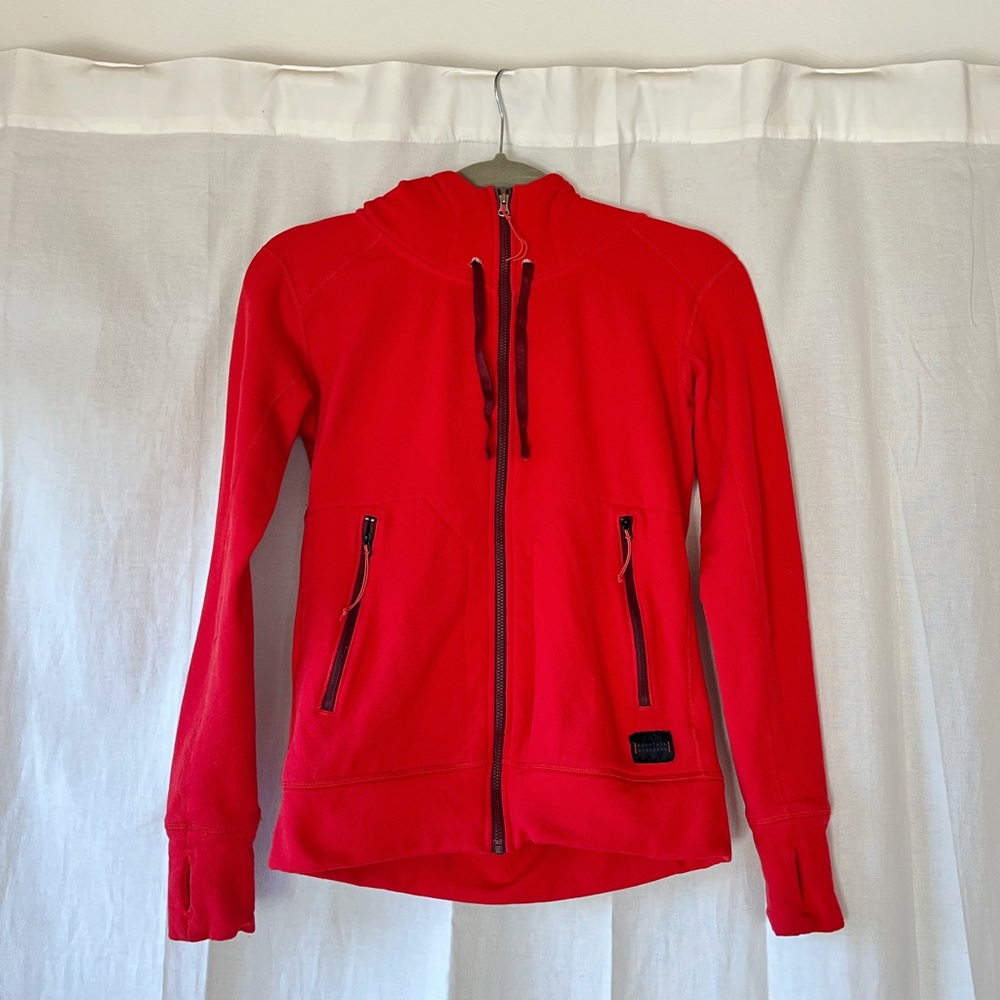 Mountain Standard Women’s Zip Up Hoodie XS in Red